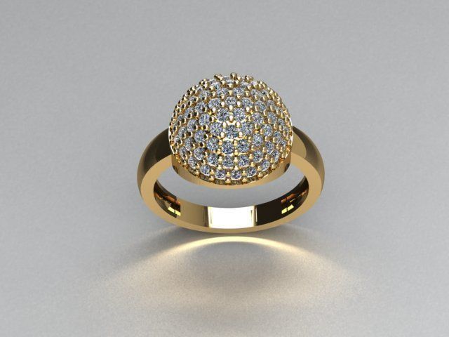 jewelry ring 3D print model_1