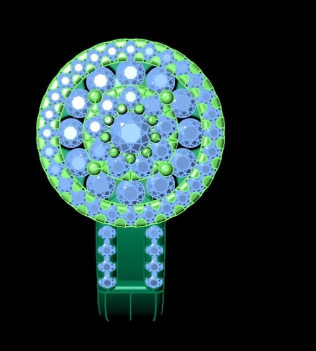 Earrings kt13 3D print model_11