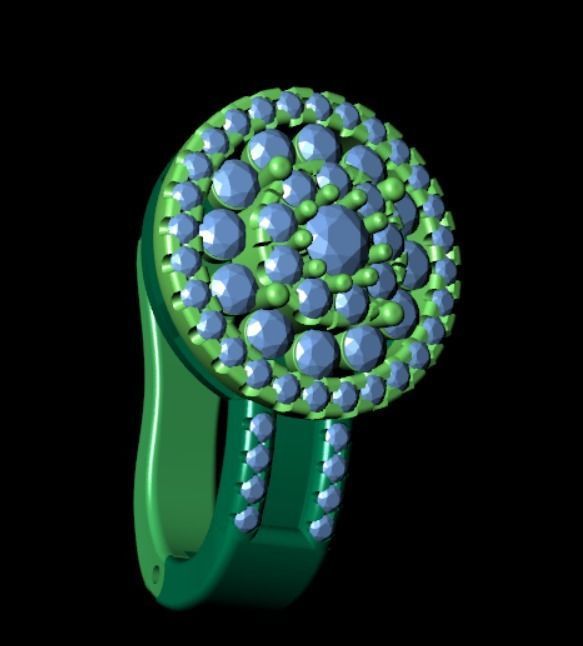 Earrings kt13 3D print model_9