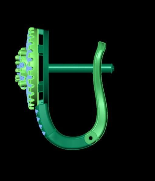 Earrings kt13 3D print model_6