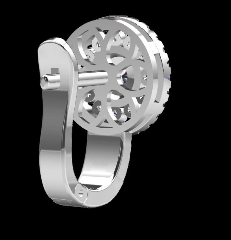 Earrings kt13 3D print model_15