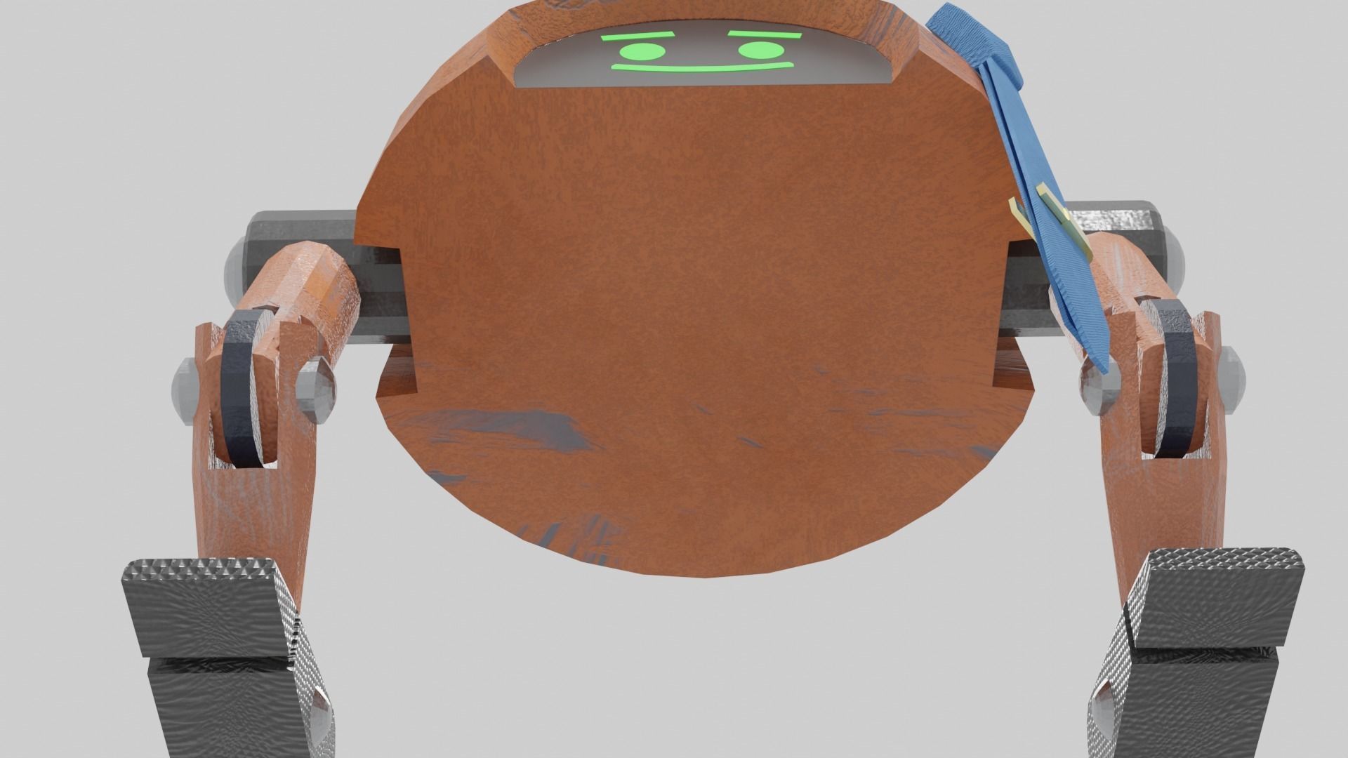 Low-Poly Boss Bot Low-poly 3D model_13