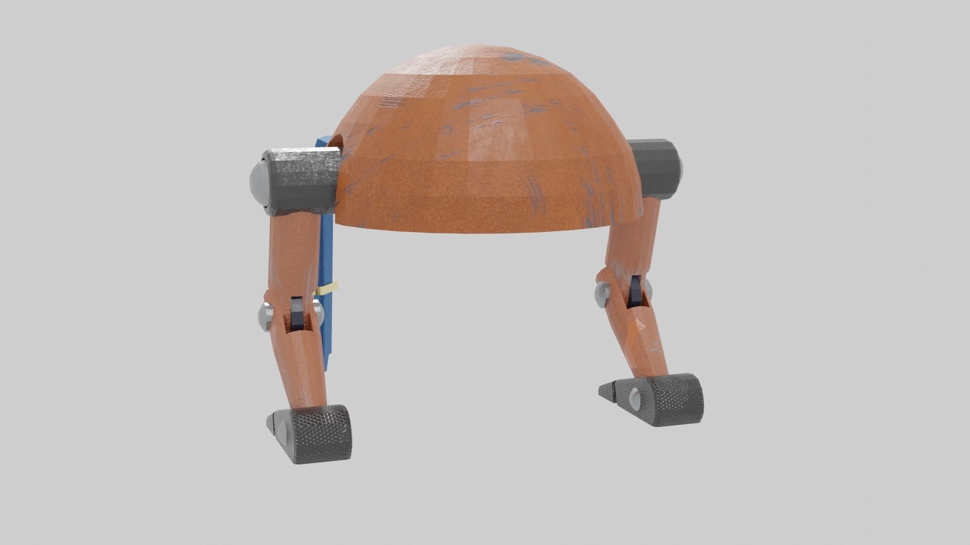 Low-Poly Boss Bot Low-poly 3D model_12