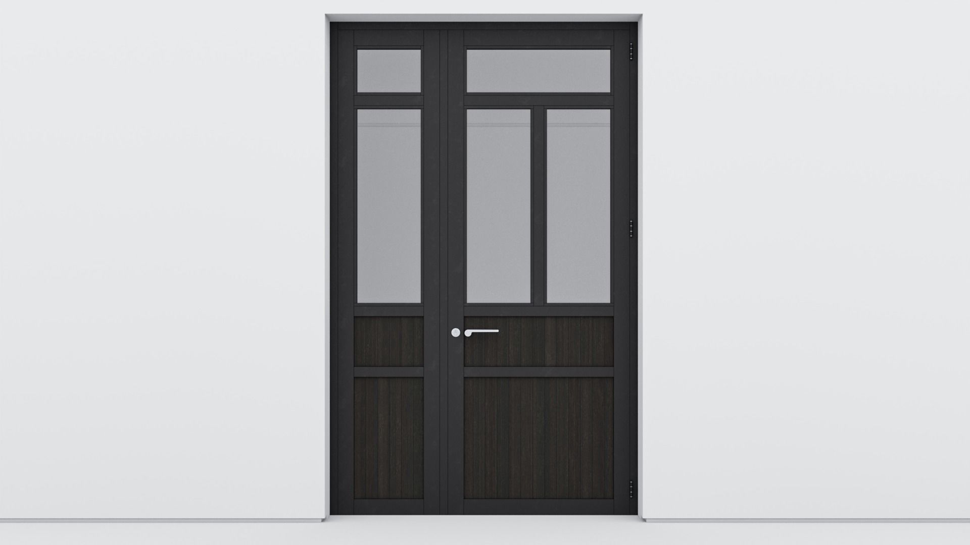 Aluminium door 184 3D model_1