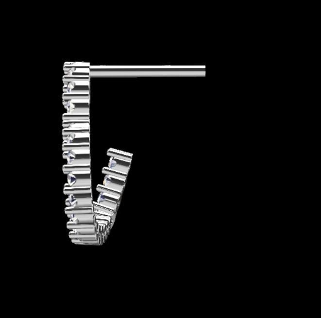 Earrings kt14 3D print model_15