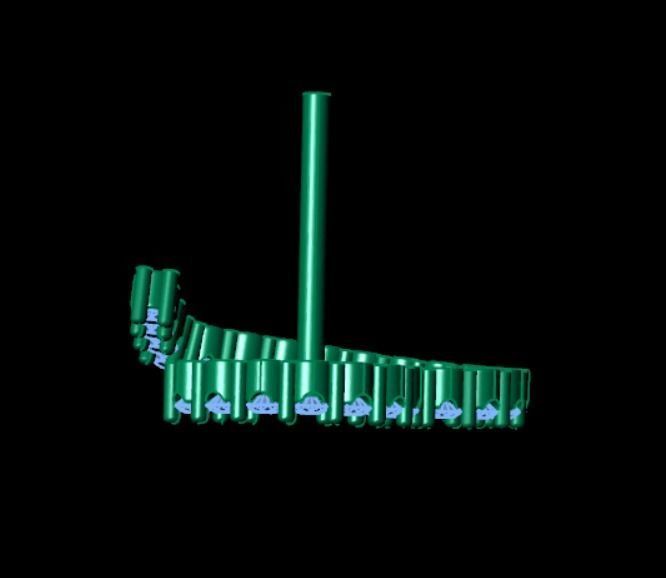 Earrings kt14 3D print model_12