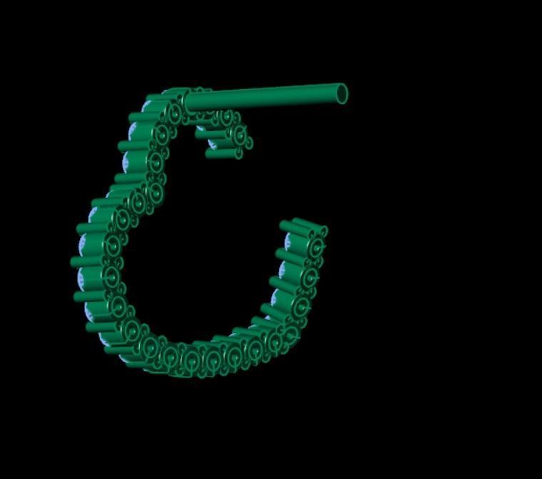 Earrings kt14 3D print model_11