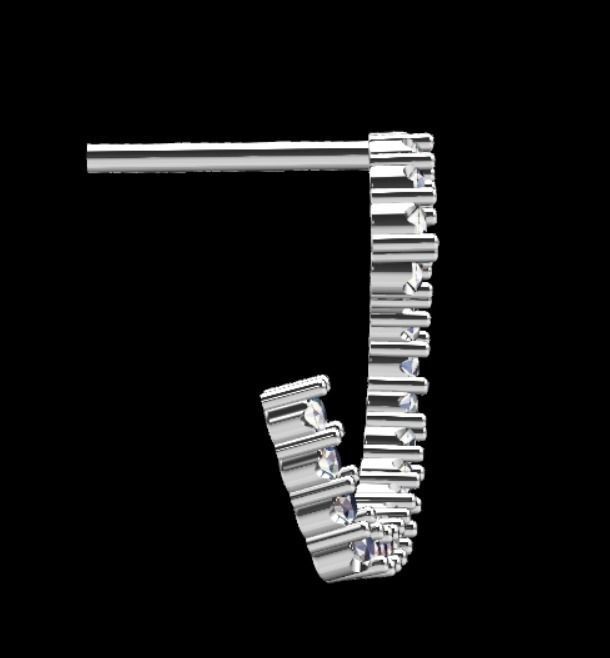 Earrings kt14 3D print model_16