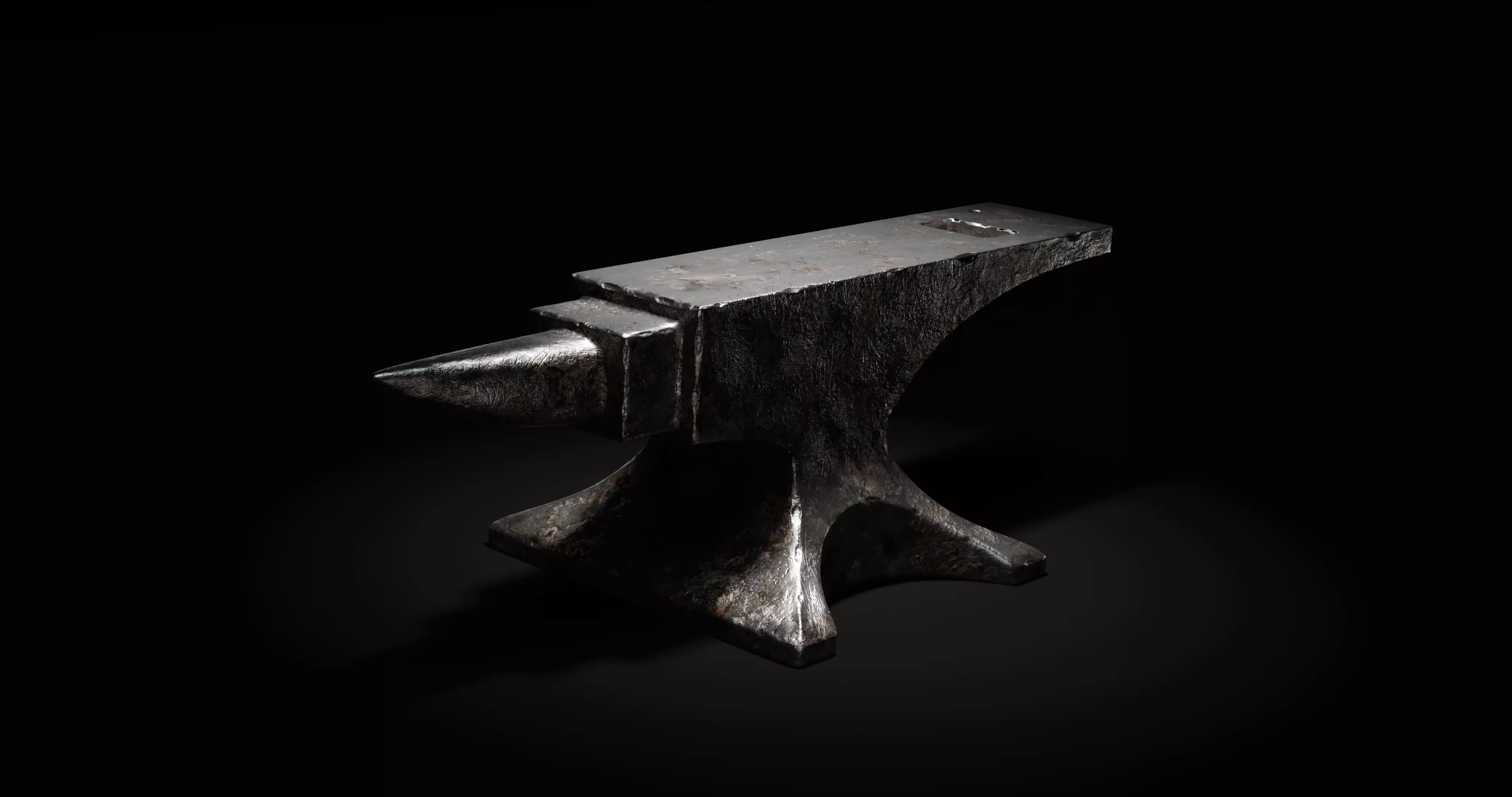 Realistic Anvil Low-poly 3D model