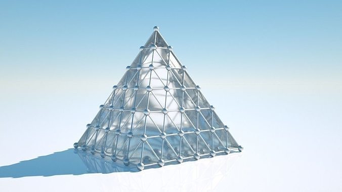 Pyramid glass Free 3D model