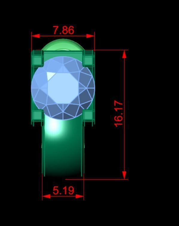 Earrings kt19 3D print model_6