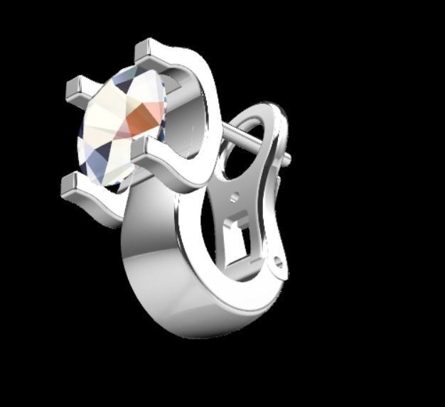 Earrings kt19 3D print model_13