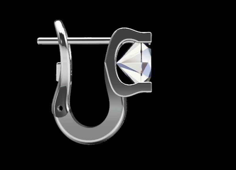 Earrings kt19 3D print model_16