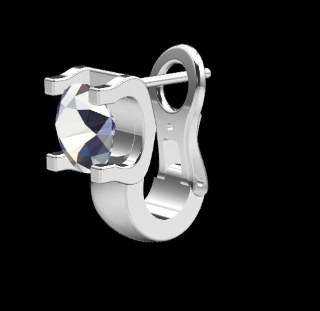 Earrings kt19 3D print model_14