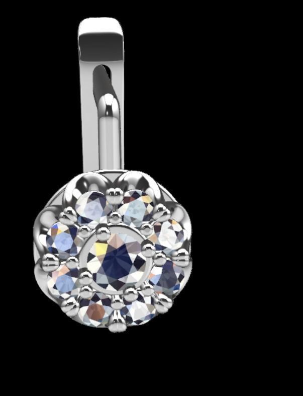 Earrings kt25 3D print model_16