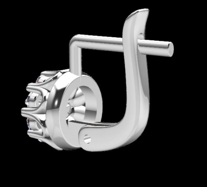 Earrings kt25 3D print model_20