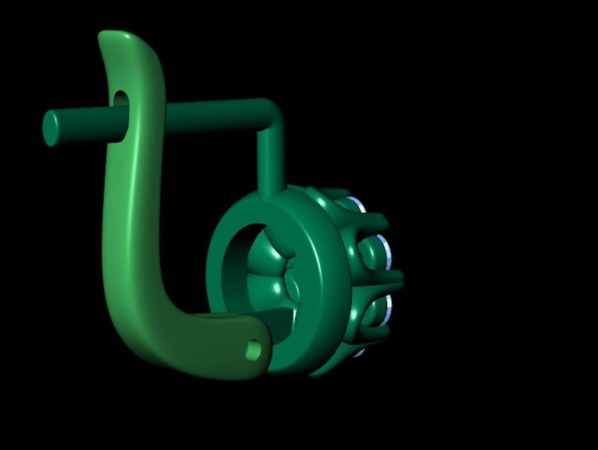 Earrings kt25 3D print model_12