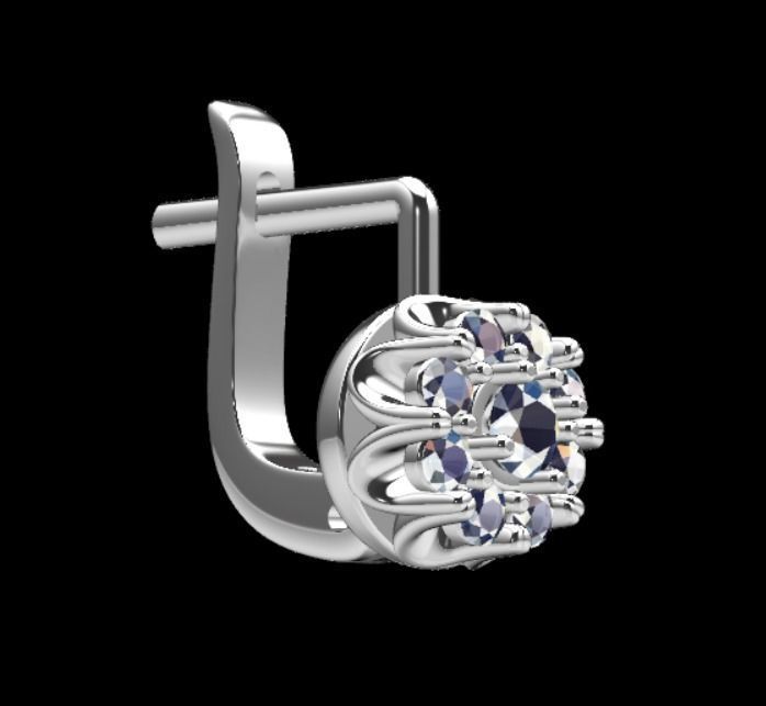 Earrings kt25 3D print model_14