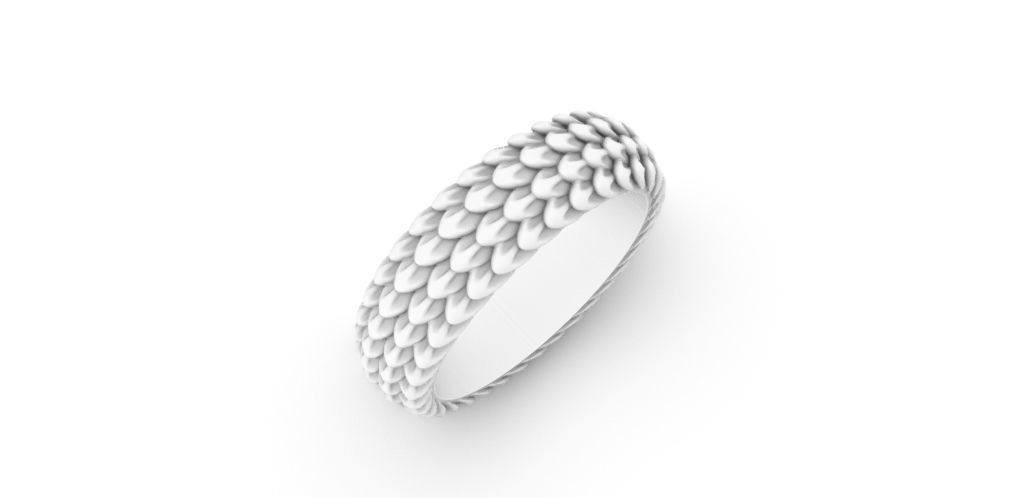 ring scales 3D print model_1