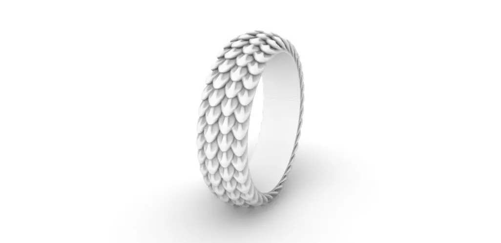 ring scales 3D print model_0