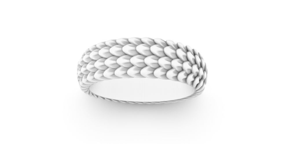 ring scales 3D print model_3