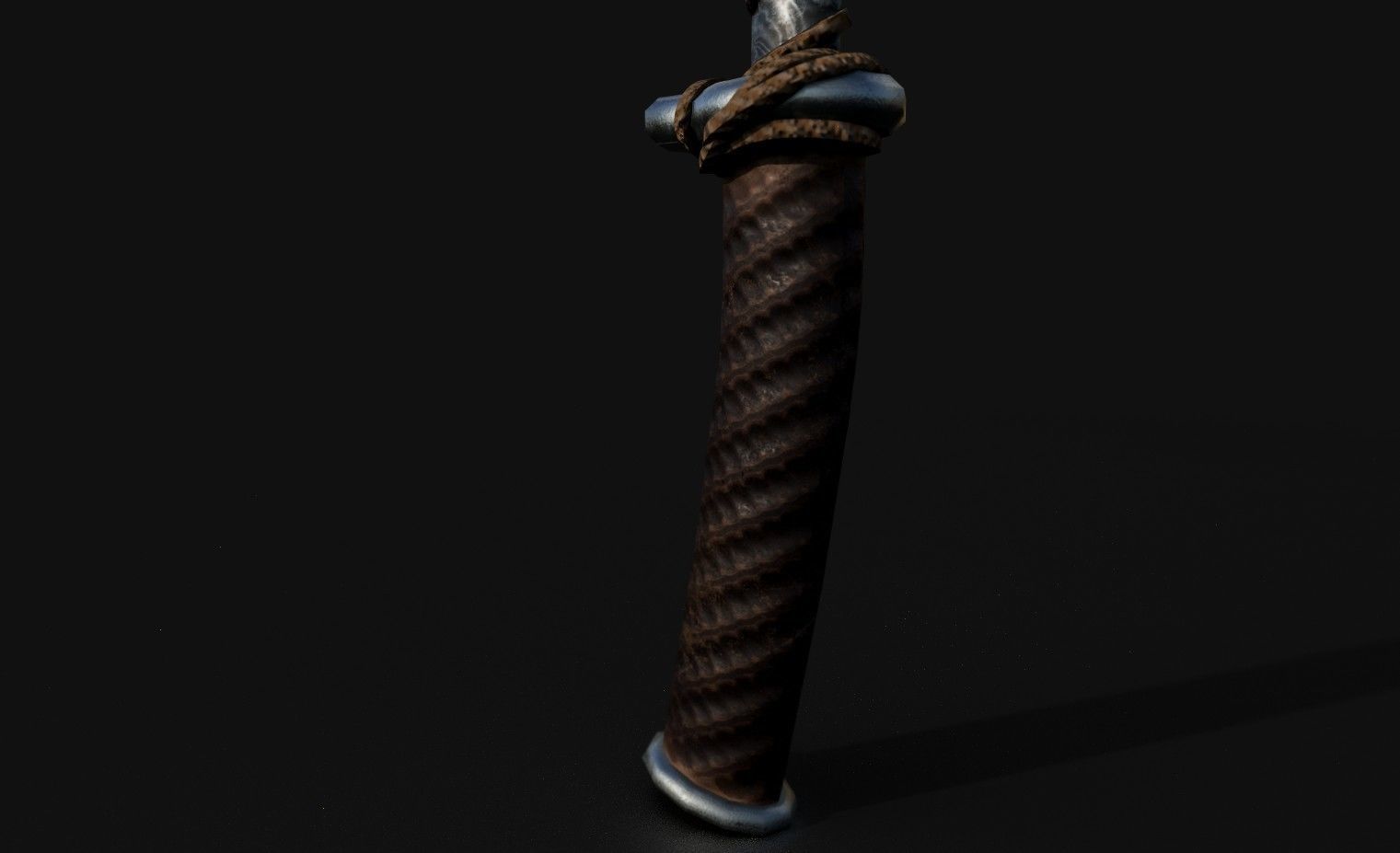 Witchs Hand Scythe Low-poly 3D model_5