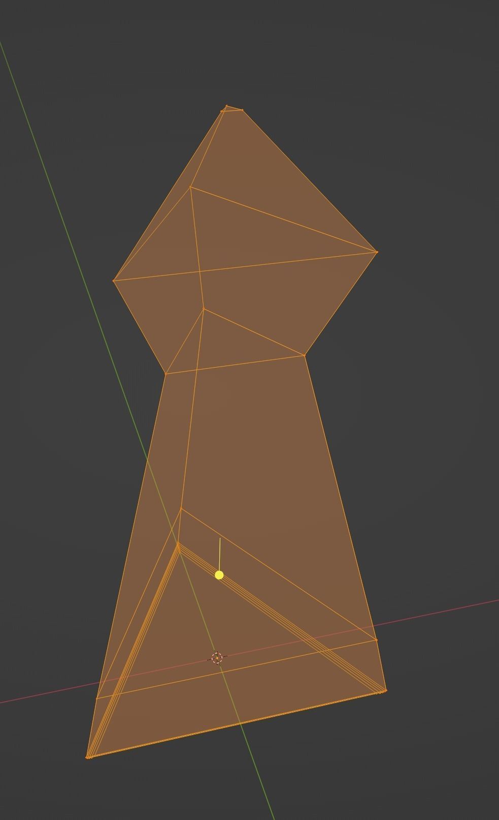 T1-Pawn crystal necktie Free 3D print model_2