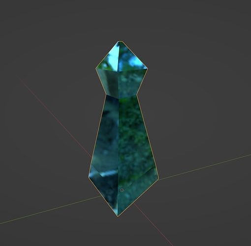 T1-Pawn crystal necktie Free 3D print model