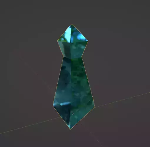 T1-Pawn crystal necktie Free 3D print model