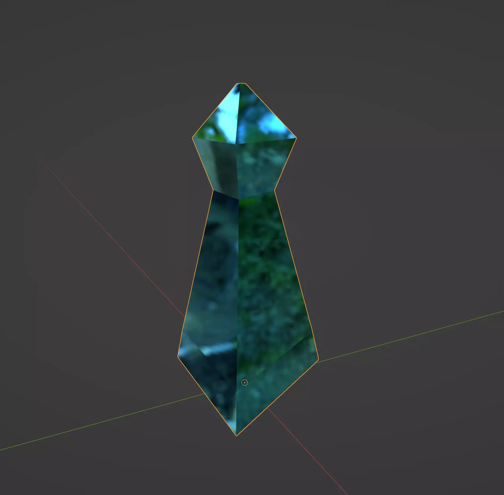 T1-Pawn crystal necktie Free 3D print model_0