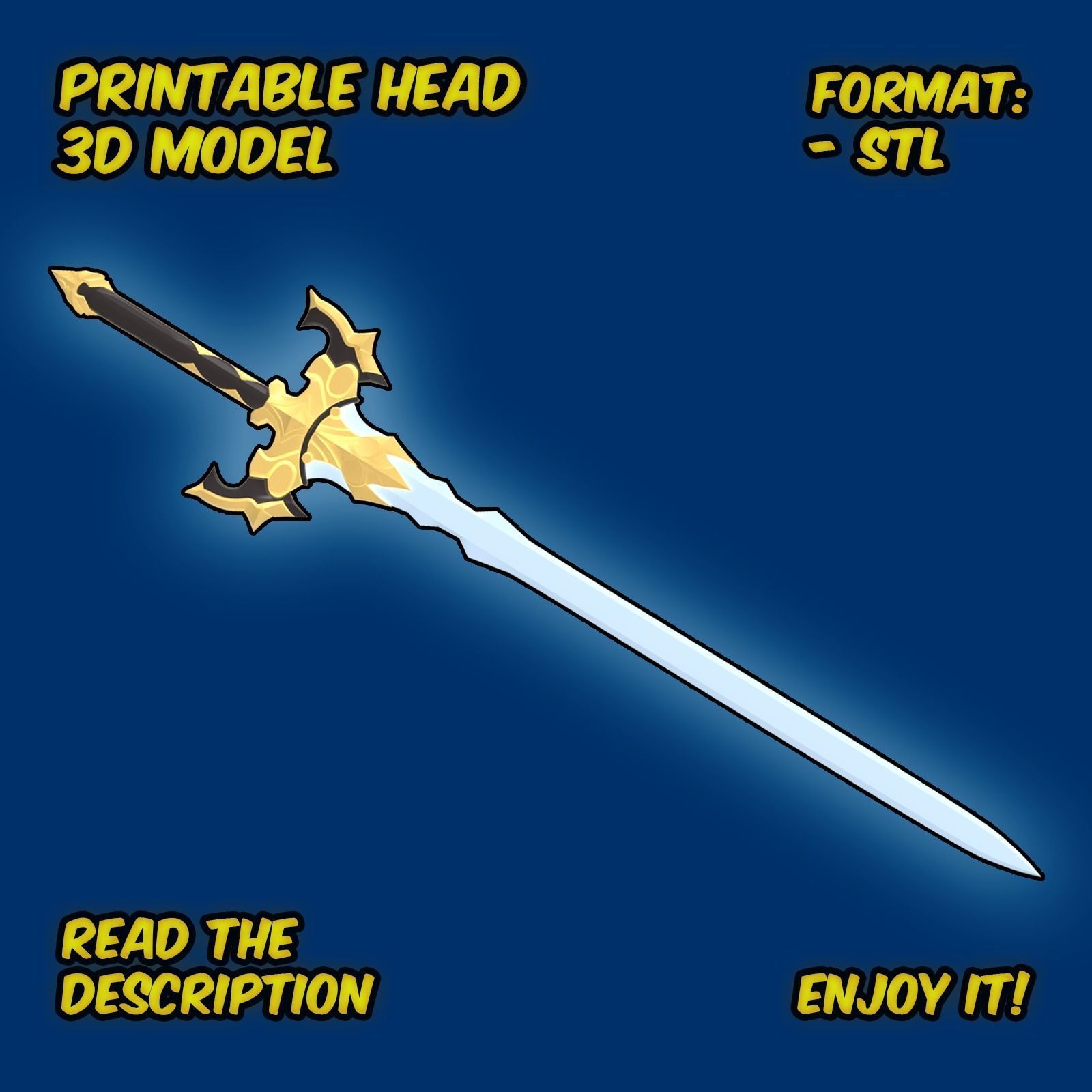 Alear Liberation Sword - Printable 3D Model 3D print model_3