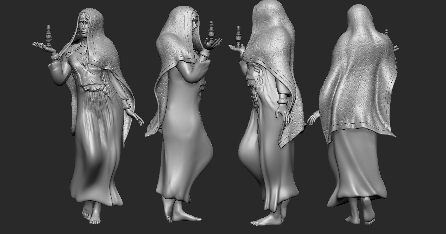 sarracen queen 3D print model_3