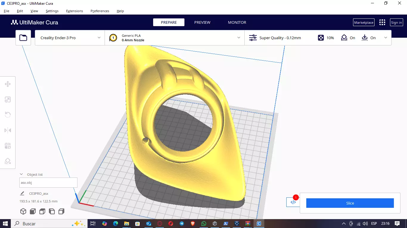 Mitsubishi AsX 2011 fog light cover cobertor alogeno 3D print model