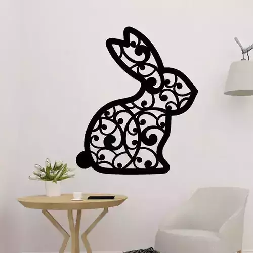 Rabbit Art Decor
