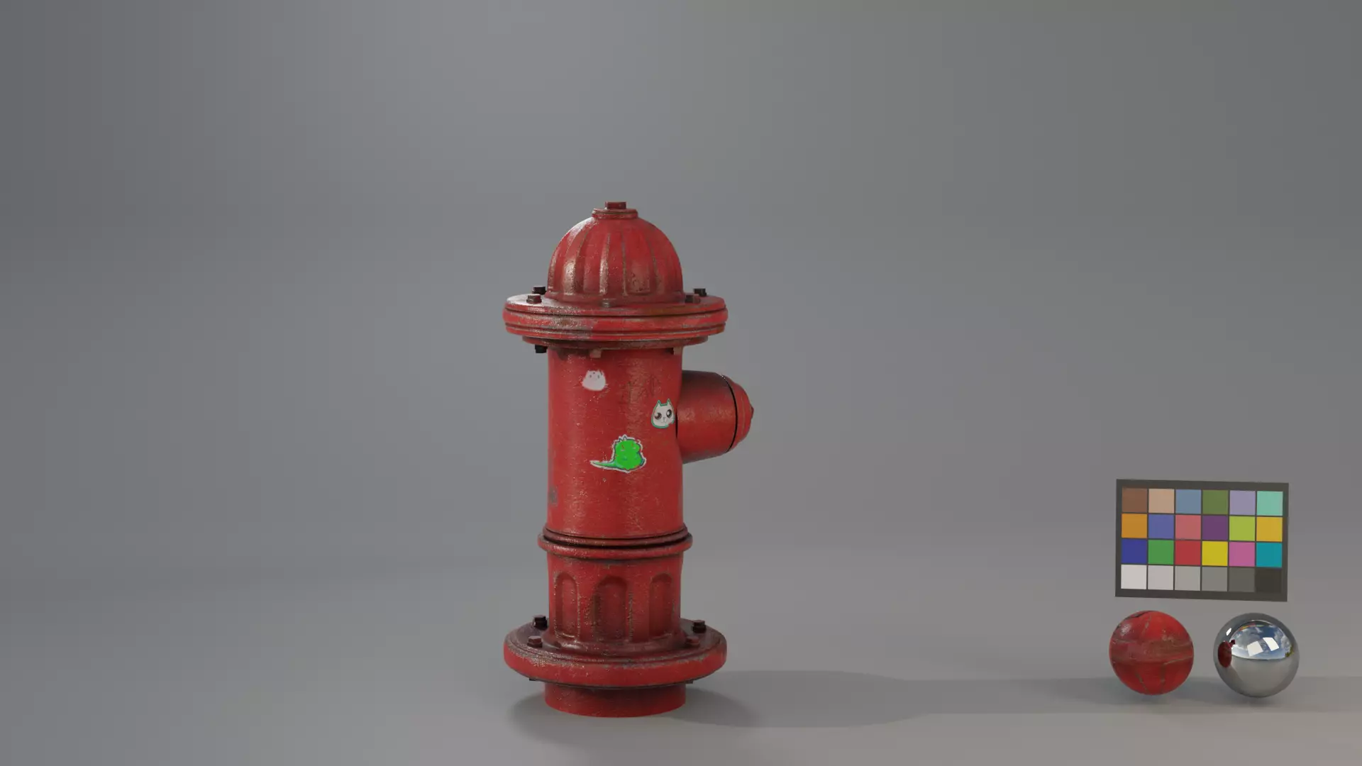 Hydrant Game Ready Low-poly 3D model_0
