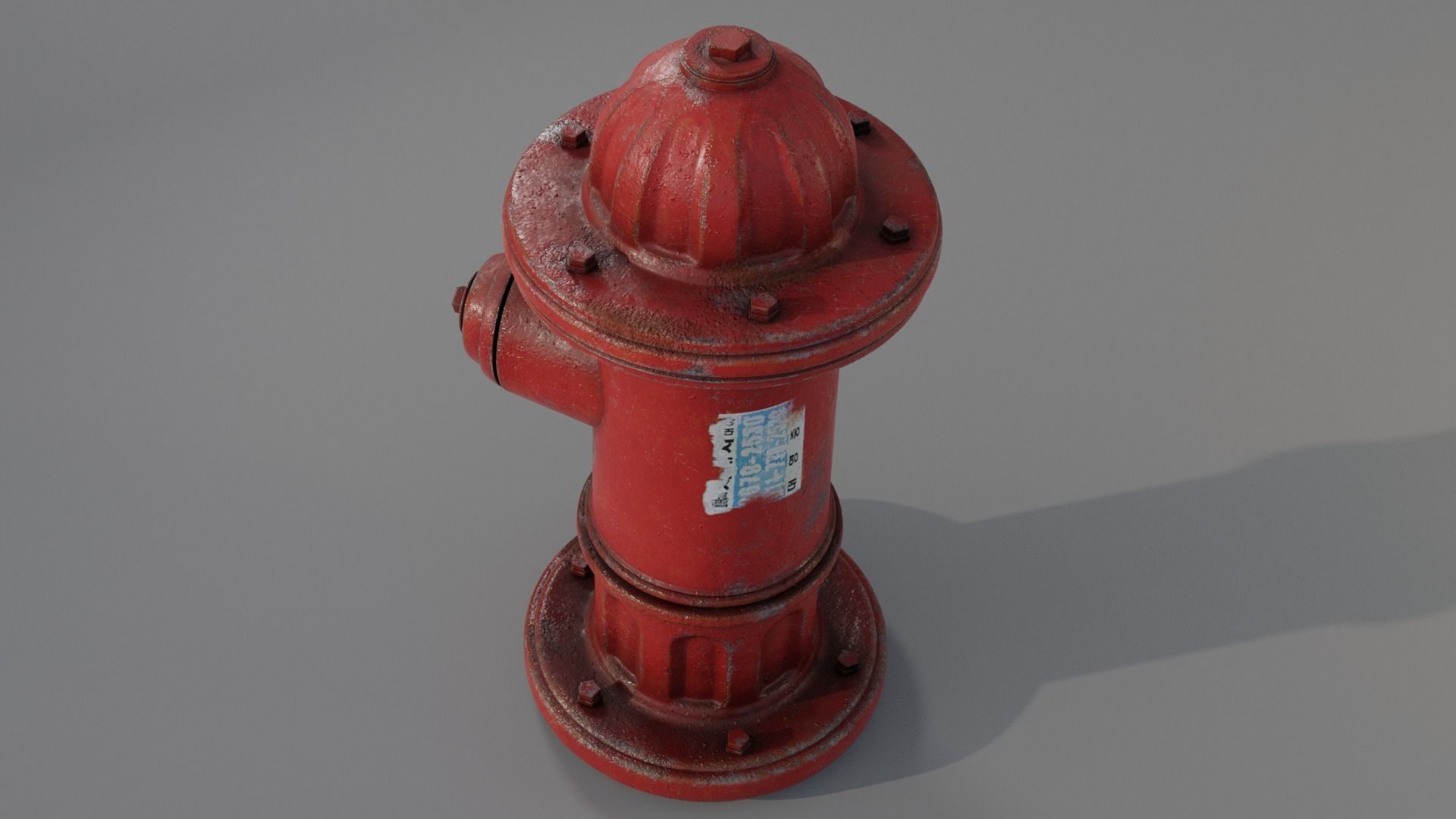 Hydrant Game Ready Low-poly 3D model_2