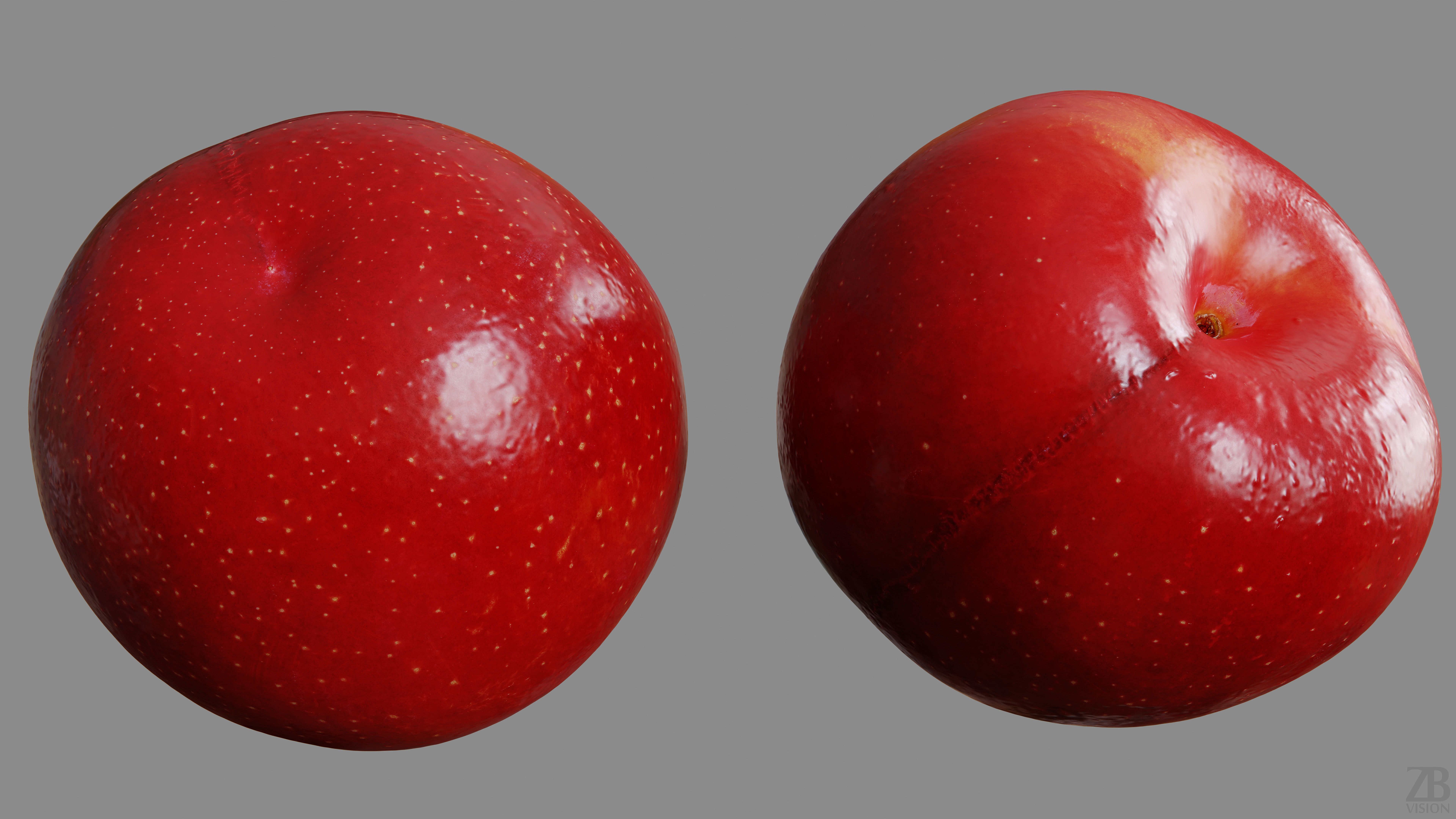 Plum  3D model_9