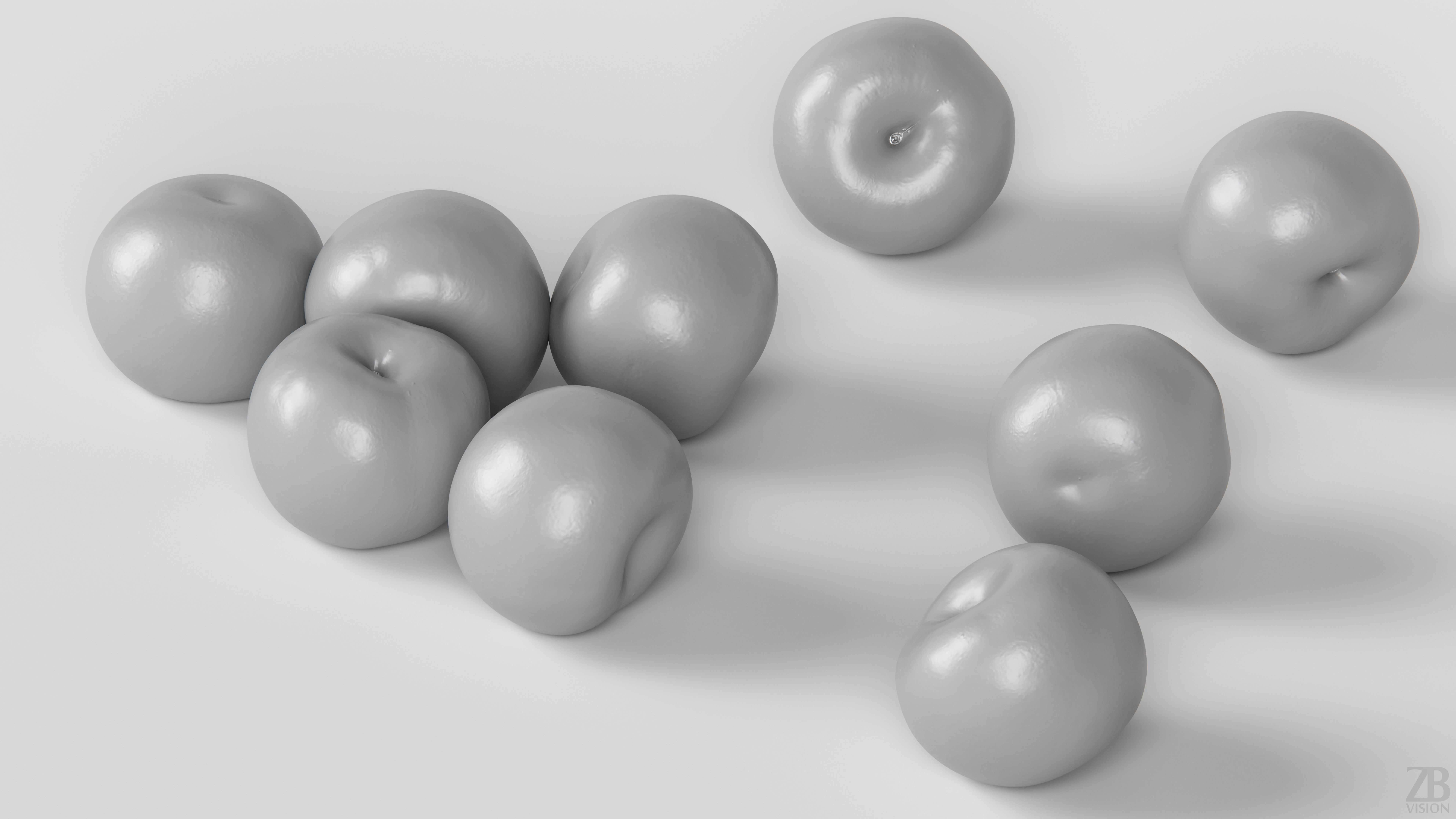 Plum  3D model_3
