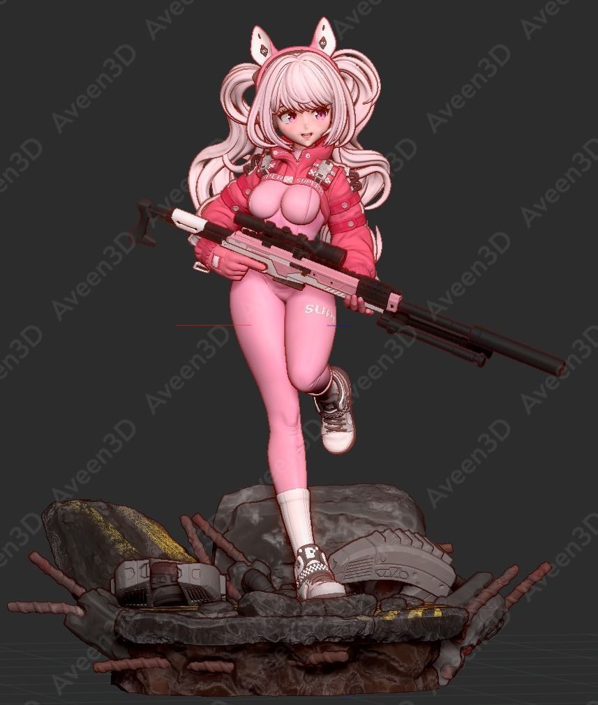 Alice - Nikke - Garage Kit 3D print model_1