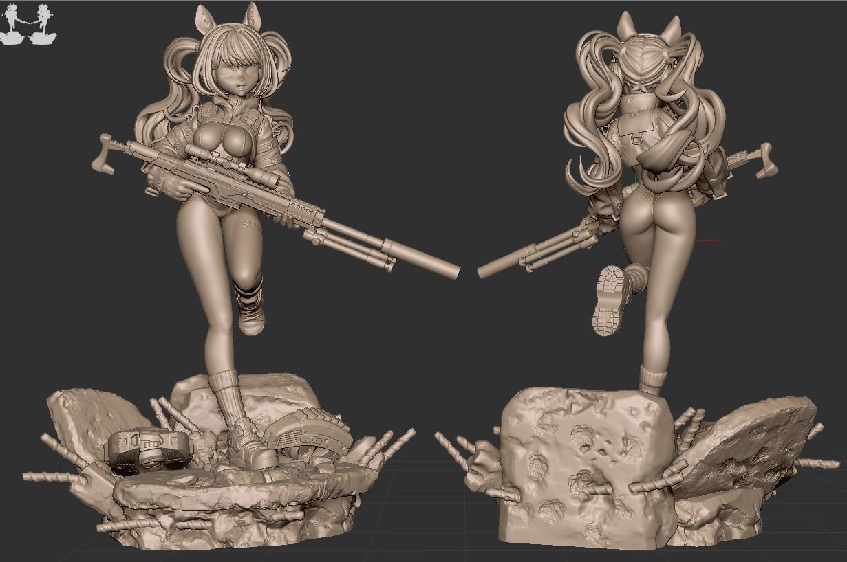 Alice - Nikke - Garage Kit 3D print model_3