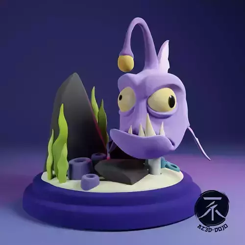 LANTERN FISH Free 3D print model
