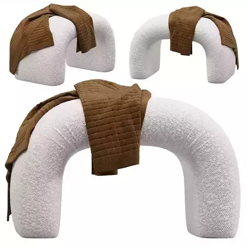 Martini Small Ottoman by Leanne Ford