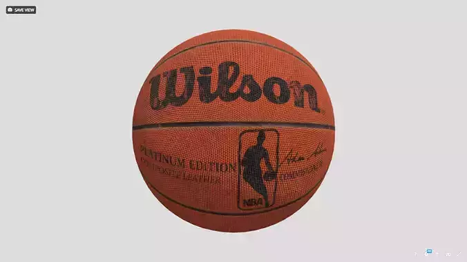 Wilson Basket Ball Low-poly 3D model