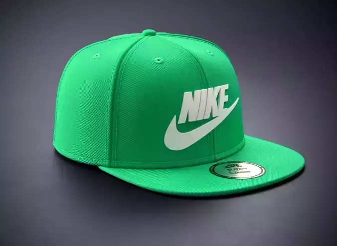Snapback hat cap Green 