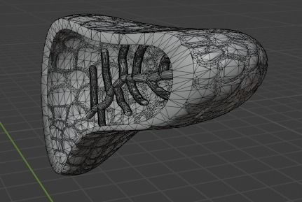 PANCREAS - HUMAN ANATOMY Low-poly 3D model_3