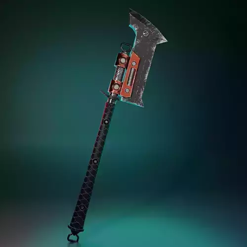 Fantasy Axe Game Asset 