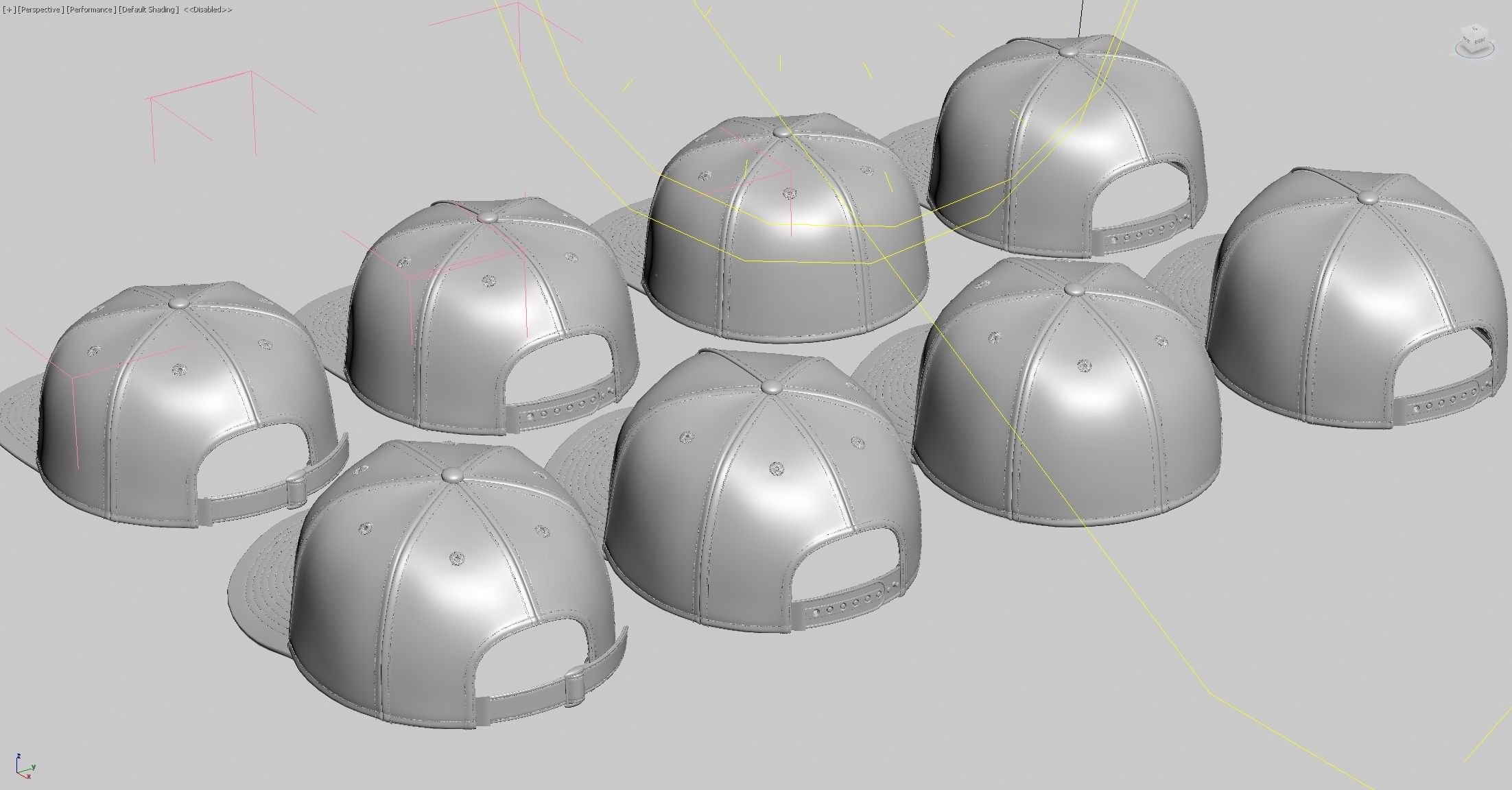 Baseball Cap 3D model_24