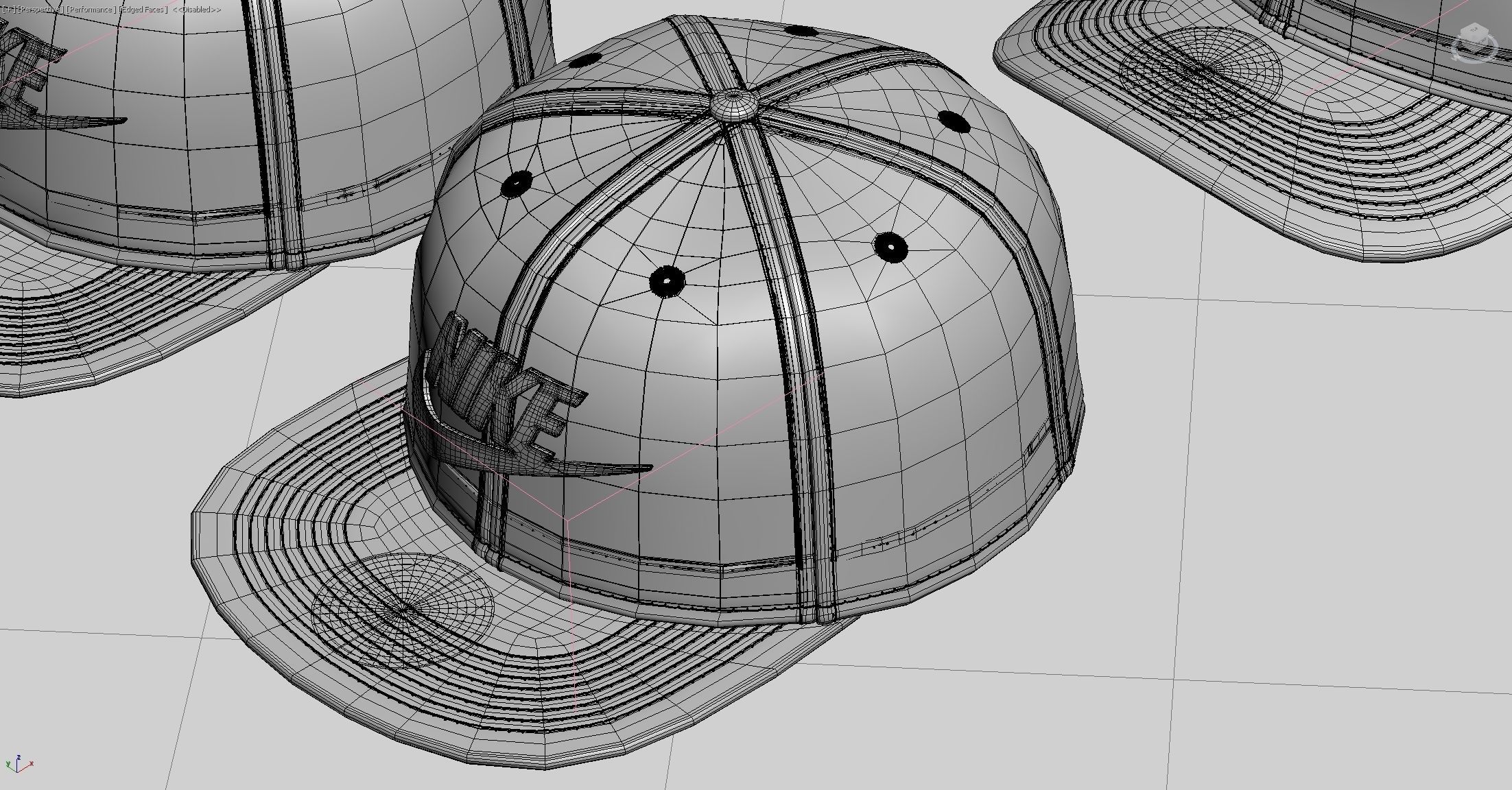 Baseball Cap 3D model_16