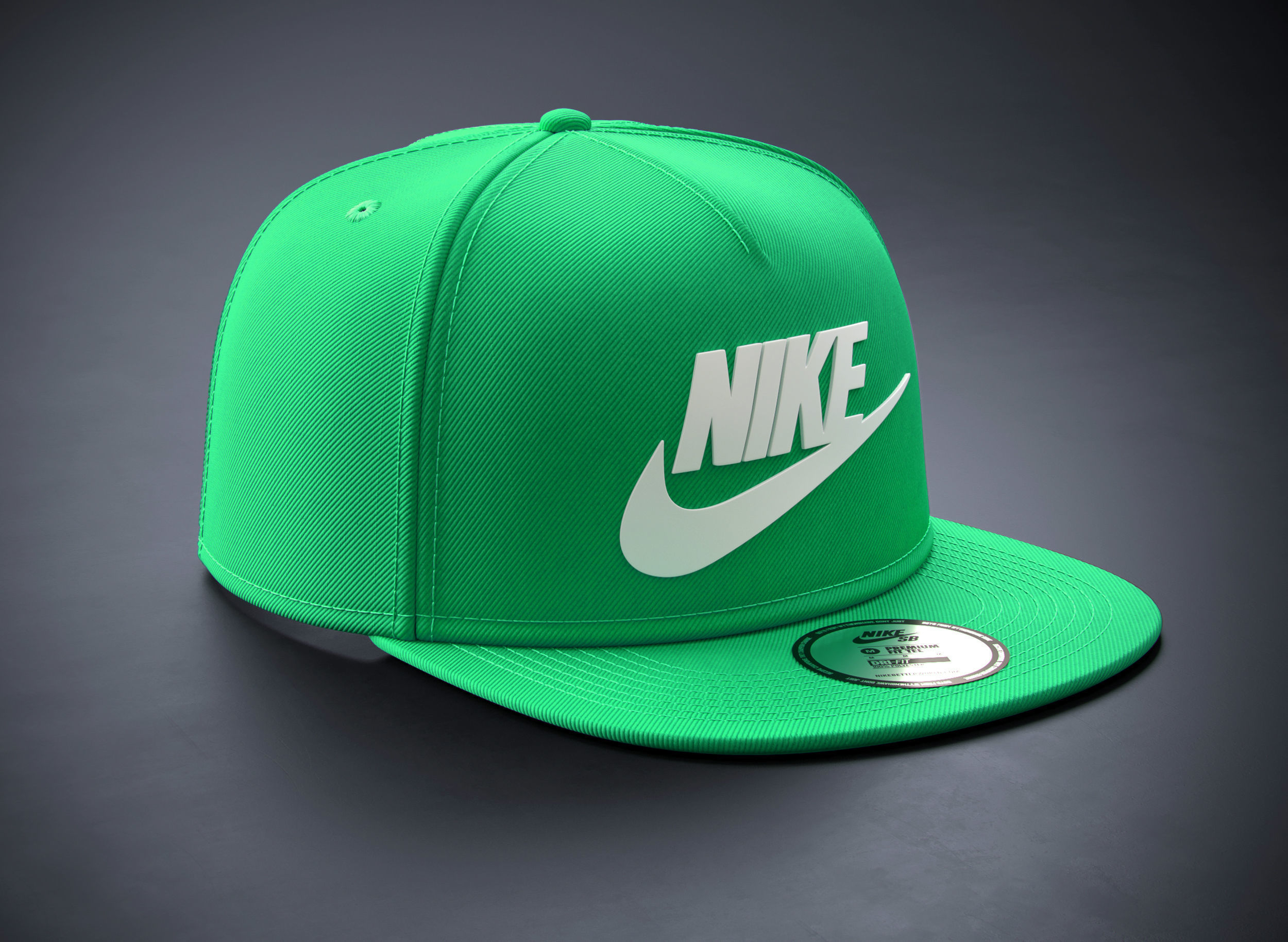 Baseball Cap 3D model_5