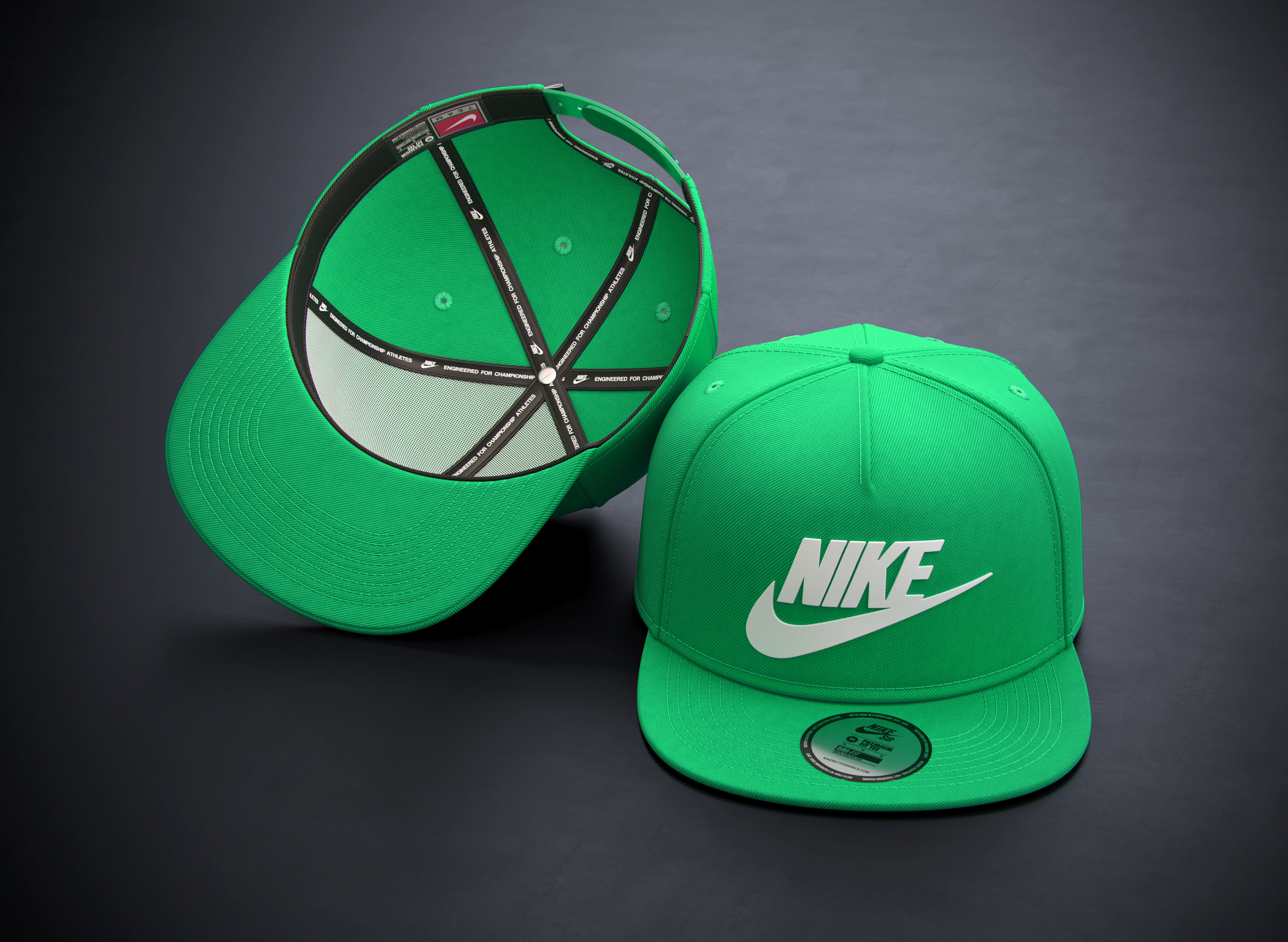 Baseball Cap 3D model_1
